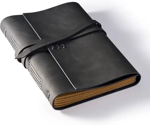MAYBELL Black Leather Journal